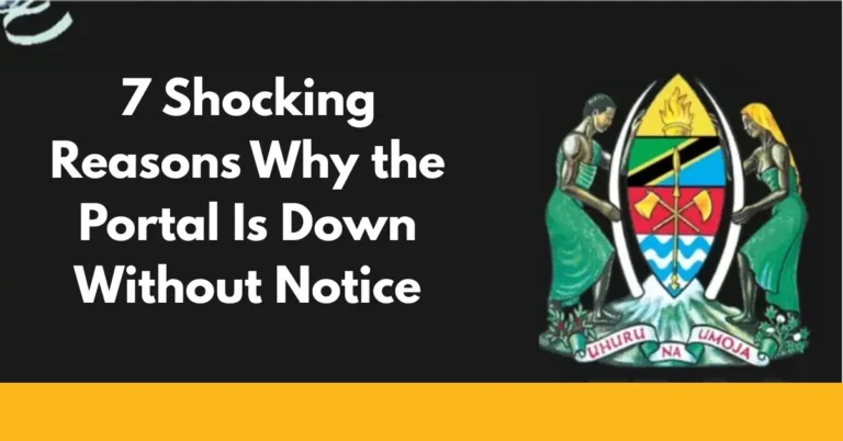 7 Shocking Reasons Why the Portal Down Without Notice